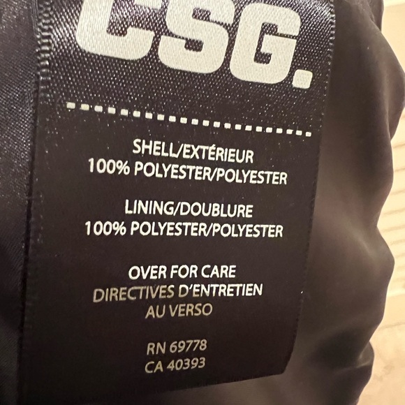 Black nylon jacket with tropical design. - Picture 4 of 9